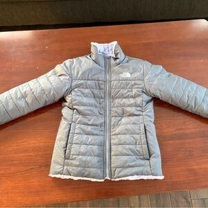 The North Face Kids Charcoal Puffer Jacket